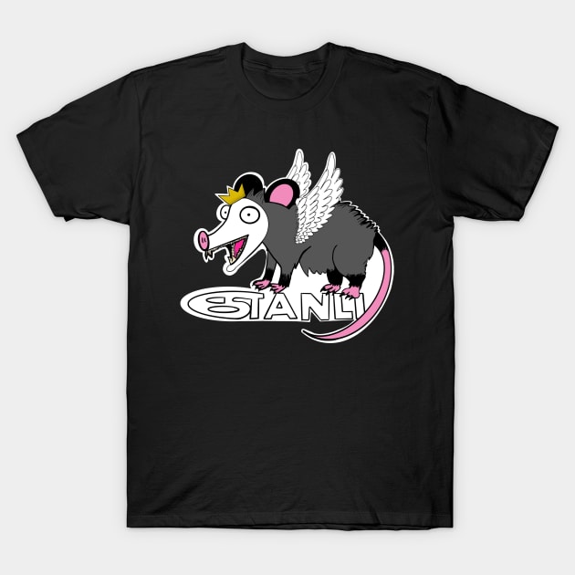 Opossum King T-Shirt by CassiesArt